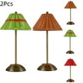 thumbnail image 1 of 2025 New Boho Rattan Table Lamp - Cordless Wicker Lamp Rechargeable Bamboo Desk Lamp - 3 Color Dimmable Touch Control Night Light for Bedroom,Living Room,Outdoor Decor, 1 of 6