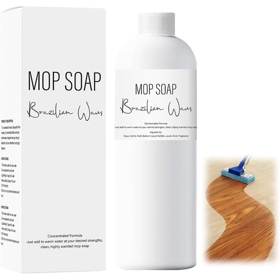 2025 New Brazilian Waves Mop Soap, Mop Soap For Floor Cleaning, Mop Soap Brazilian Wave, Multipurpose Mop Soap For Home Cleaning (120ML)