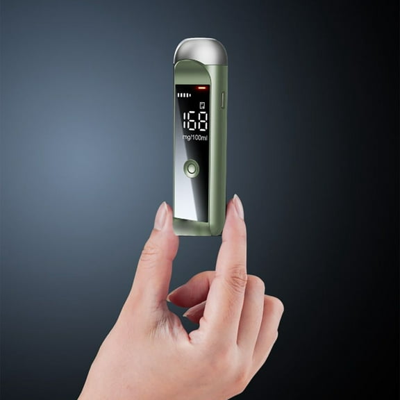 2025 New Breathalyzer Blow Type Tester Check Drunk Driving Tester High Precision ,High Accurancy Tester Portable USB Rechargeable Digital LCD Display Breathalyzer