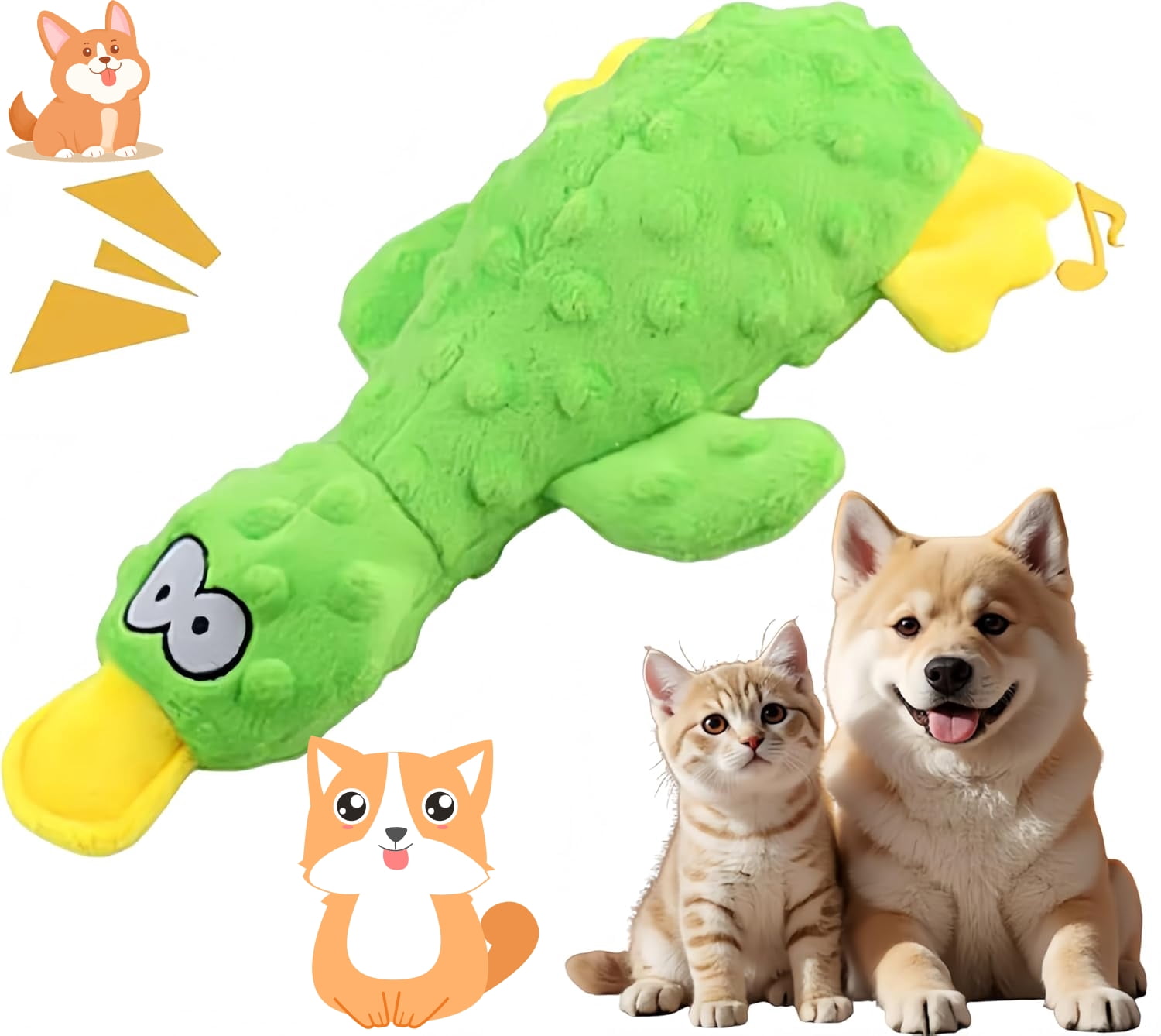 Fresh Look at 2025 New Calming Duck Dog Calming Toy Yellow Stuffed Ducks