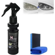 2025 New Car Headlight Repair Fluid, Automotive Ceramic Headlight Restoration Kit for Repair Headlight Yellowing, Haze, Oxidation, Scrashes, Provides Long-Lasting Protection -120ml(1pc)