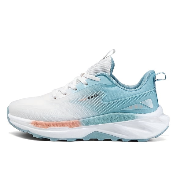 2025 New Carbon Plate Running Shoes - Stylish Lace-Up Athletic Sneakers with Mesh Upper, EVA Sole, and PVC Insole for Outdoor Activities, All-Season Use, Outdoor Sports Shoe|Stylish Athletic Shoes|