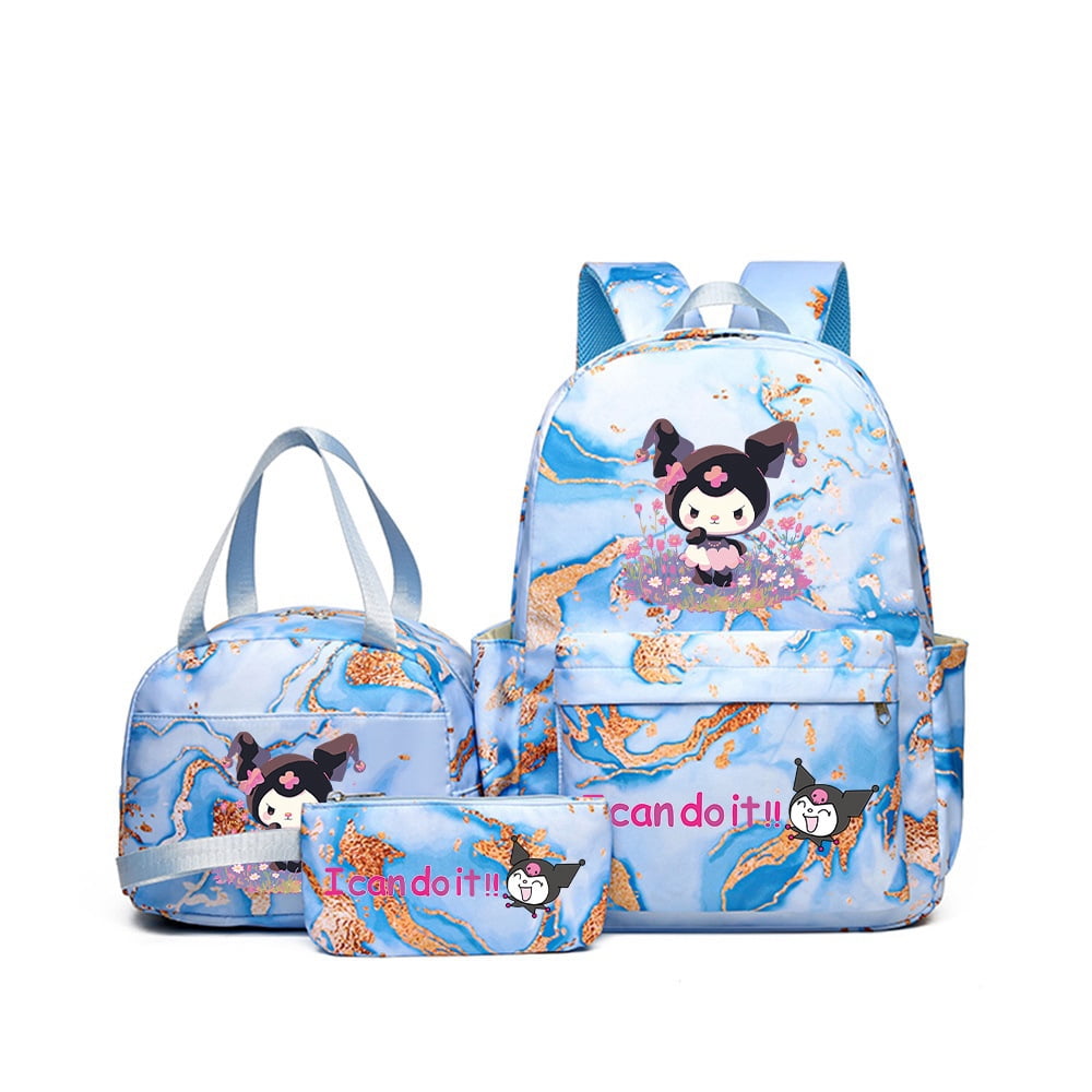 2025 New Cartoon Colorful Kuromi Pattern Printed Large Capacity 2025 New Cartoon Colorful Kuromi Pattern Printed Large Capacity
