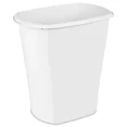 thumbnail image 1 of 2025 New Choice,Sterilite 10 Gal.Rectangular Wastebasket, Plastic, Kitchen,White, 1 of 5