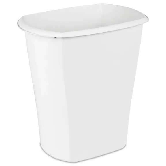 2025 New Choice,Sterilite 10 Gal.Rectangular Wastebasket, Plastic, Kitchen,White