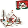 thumbnail image 1 of 2025 New Christmas Architecture Mini Building Blocks Set for Adults - Micro Toy Building Bricks Model Kit - Educational Architecture Model Gift for Teens and Adults, 1 of 7