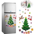 thumbnail image 1 of 2025 New Christmas Themed Magnetic Sticker,Magnetic Christmas Tree for Refrigerator,Christmas Magnets for Refrigerator Santa Reindeer Holiday Magnets for Fridge Metal Door Garage, 1 of 7