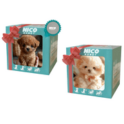 2025 New Clearance! My Realistic Robot Puppy Plush Teddy Toy Puppy Electronic Interactive Dog - Walking, Barking, Tail Wagging, Stretching Companion Animal for Kids -,Brown&White #07