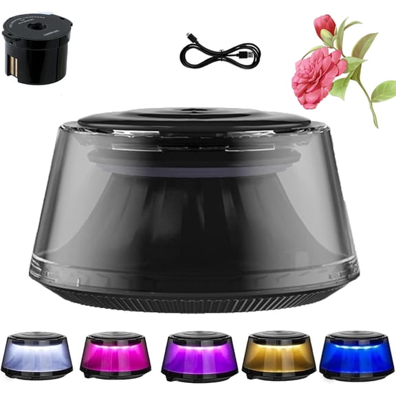 2025 New Cloud Mist Car Diffuser, Smart Car Air Fresheners, Car Scent with Smart Switch and Adjustable Fragrance Concentration (Sakura)