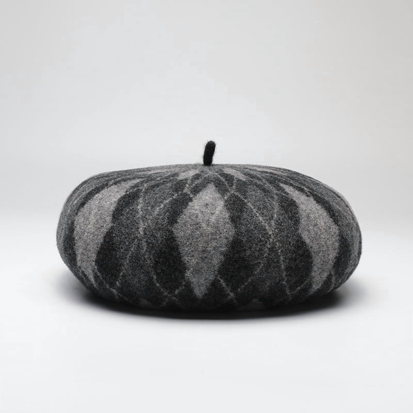 2025 New Color-Block Wool Beret Fashion Casual Autumn Winter Warm Thick ...