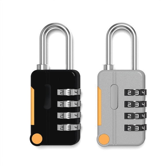2025 New! Combination Padlock, 2 Pack Small Waterproof Padlocks for School Gym Locker, Gate, Shed, 4 Digit Code Security Locks