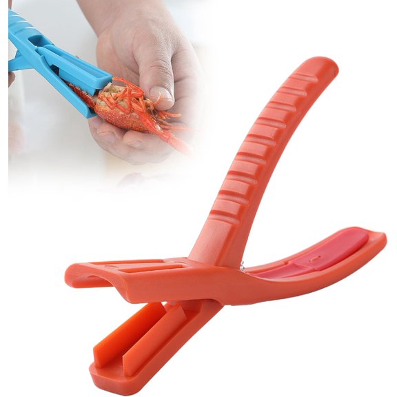 2025 New Crawfish Peeler Tool, Crawfish Shucker Convenient Seafood Sheller Tool for Home and Restaurant, Crawfish Tail Sheller Tool for Protecting Nails and Keeping Fingers Clean (1, Red)