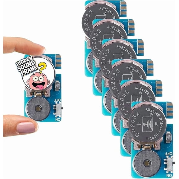 YOVECCY Cricket Noise Maker Prank , Hidden Pranks Beeping Several Months, Funny Office Pranks for Adults,Your ex's worst nightmare!6pcs