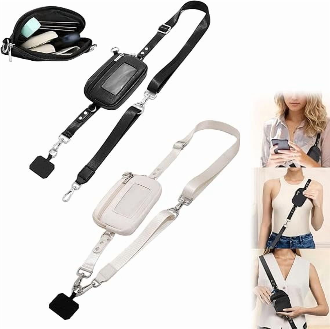 2025 New Crossbody Lanyard Teacher, Adjustable Crossbody Phone Wallet Lanyard with Safety Breakaway Clasp