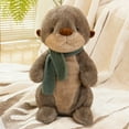 thumbnail image 1 of 2025 New Cute Otter Plush Toys, Soft Toys Scarf Otter Hugging Sleeping Water Dog, Plush Figures Toys Plush Cartoon Stuffed Animal Doll Bed Sleeping Accompany Best Birthday Gift Doll for Kids, 1 of 3