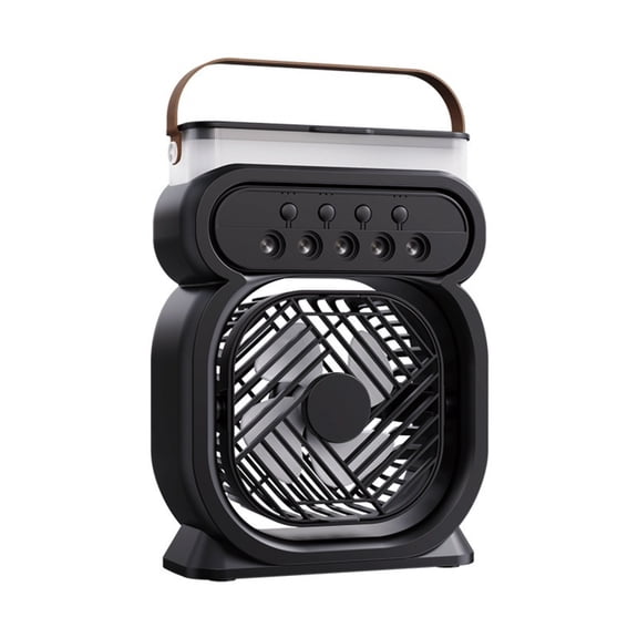 2025 New Desktop Humidifier with Night Light USB Spray Fan 2 in 1 for Office Outdoor Use