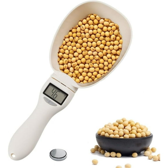2025 New Digital Measuring Spoon – Food Measuring Scoop Scale 800g / 0.1g High Precision with LCD Screen, Electronic Kitchen Scale Spoon for Cooking, Baking, Pet Food, Liquid & Dry Ingredients