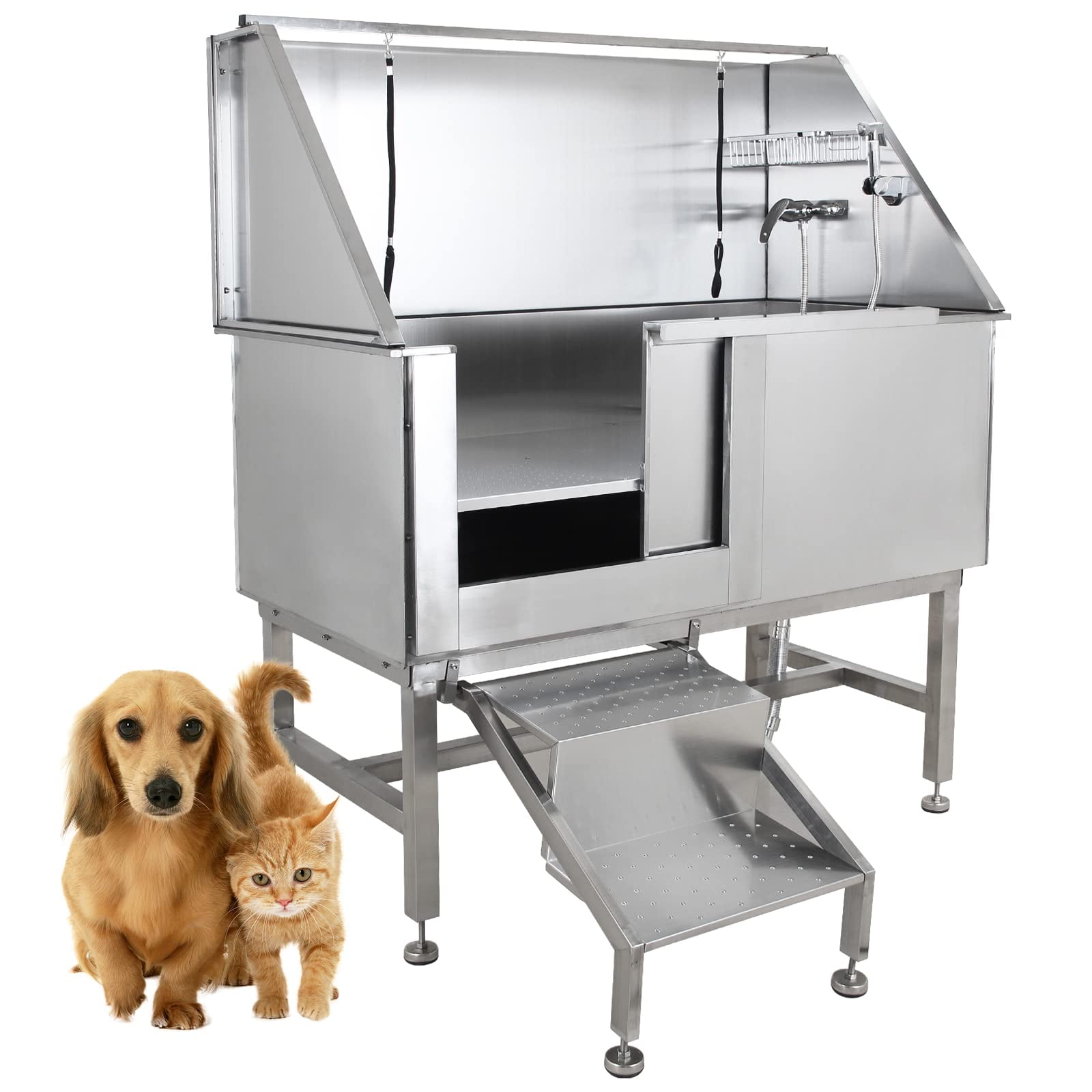 Stainless Steel Dog Bathtub Stainless Steel Pet Dog Washing