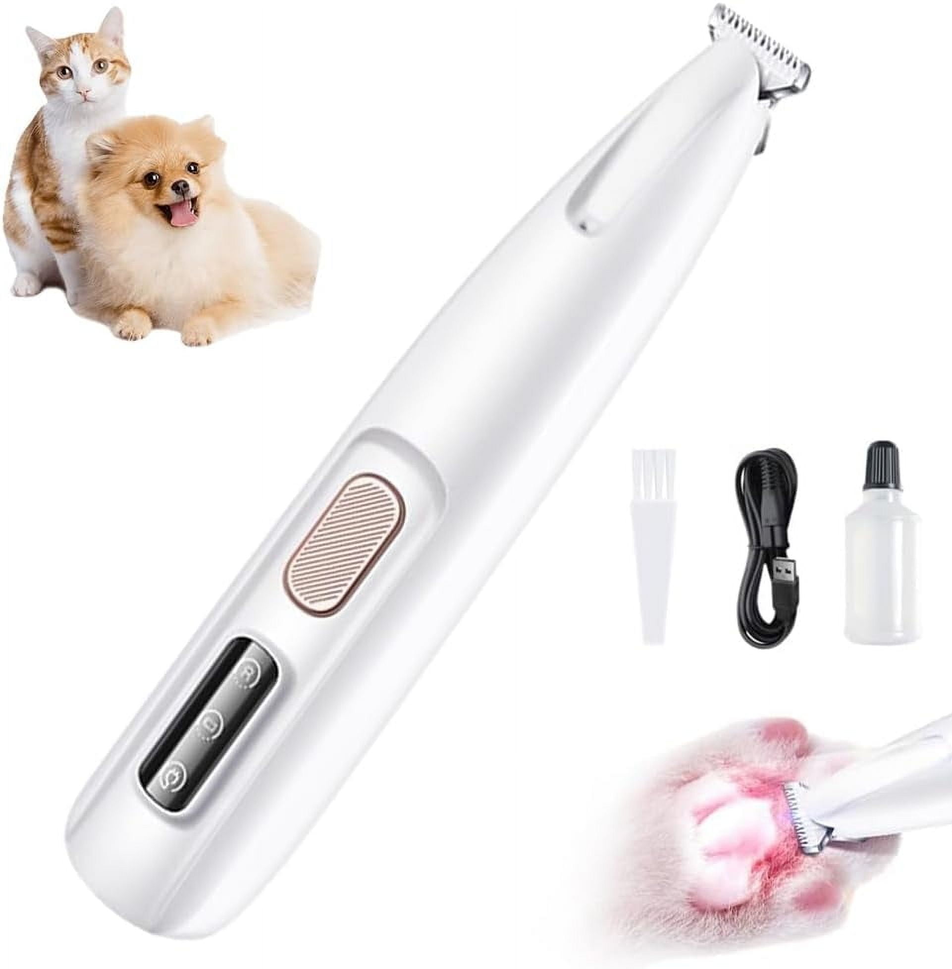 Picture of EXLEAF 2026 New Low Noise Led Dog Clippers with Ceramic Blade ...