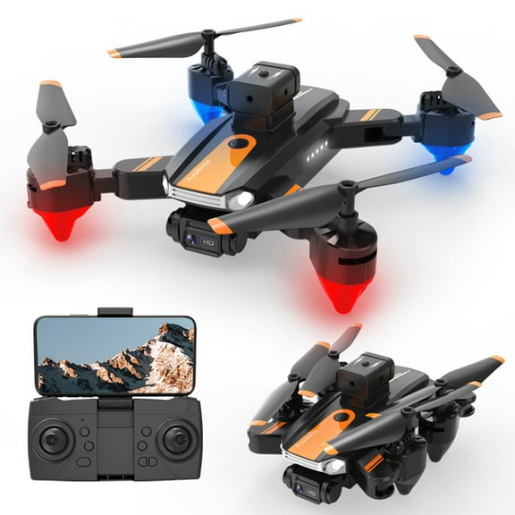 2025 New Drone with Camera,Wifi Fpv Drone with 1080P Hd Camera Altitude Hold Mode Foldable Rc Drone Quadcopter Fly, Route Fly, Altitude Hold, Headless Mode