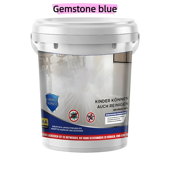2025 New Epoxy Colored Sand Floor Paint Epoxy Colored Sand Self Leveling Coating Epoxy Floor Paint For High Gloss Effect Garage Coating 1000ml (12 colors)