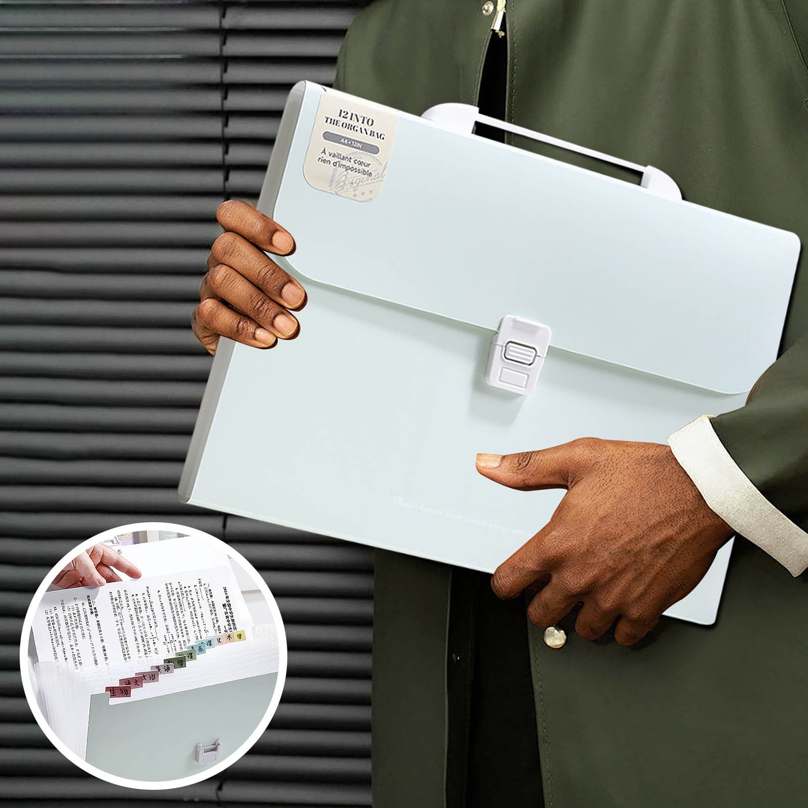 2025 New Expanding File Folder, Accordion File Organizer, A4 Letter ...