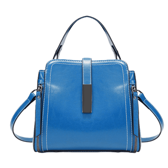 2025 New Fashion Genuine Leather Women's Handbag – Vintage Crossbody Bag, Versatile Shoulder Purse, High-End Office Tote for Work & Casual