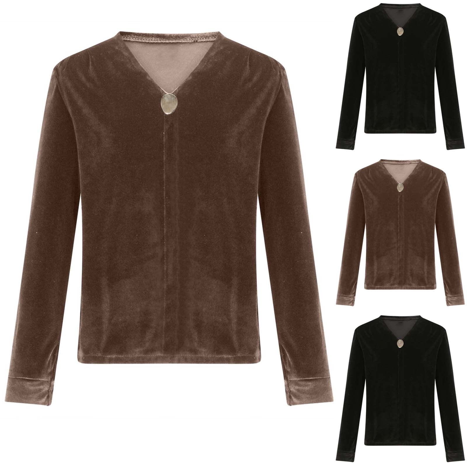 2025 New Fashion Plus Size Fashion Women Solid Golden Velvet Long