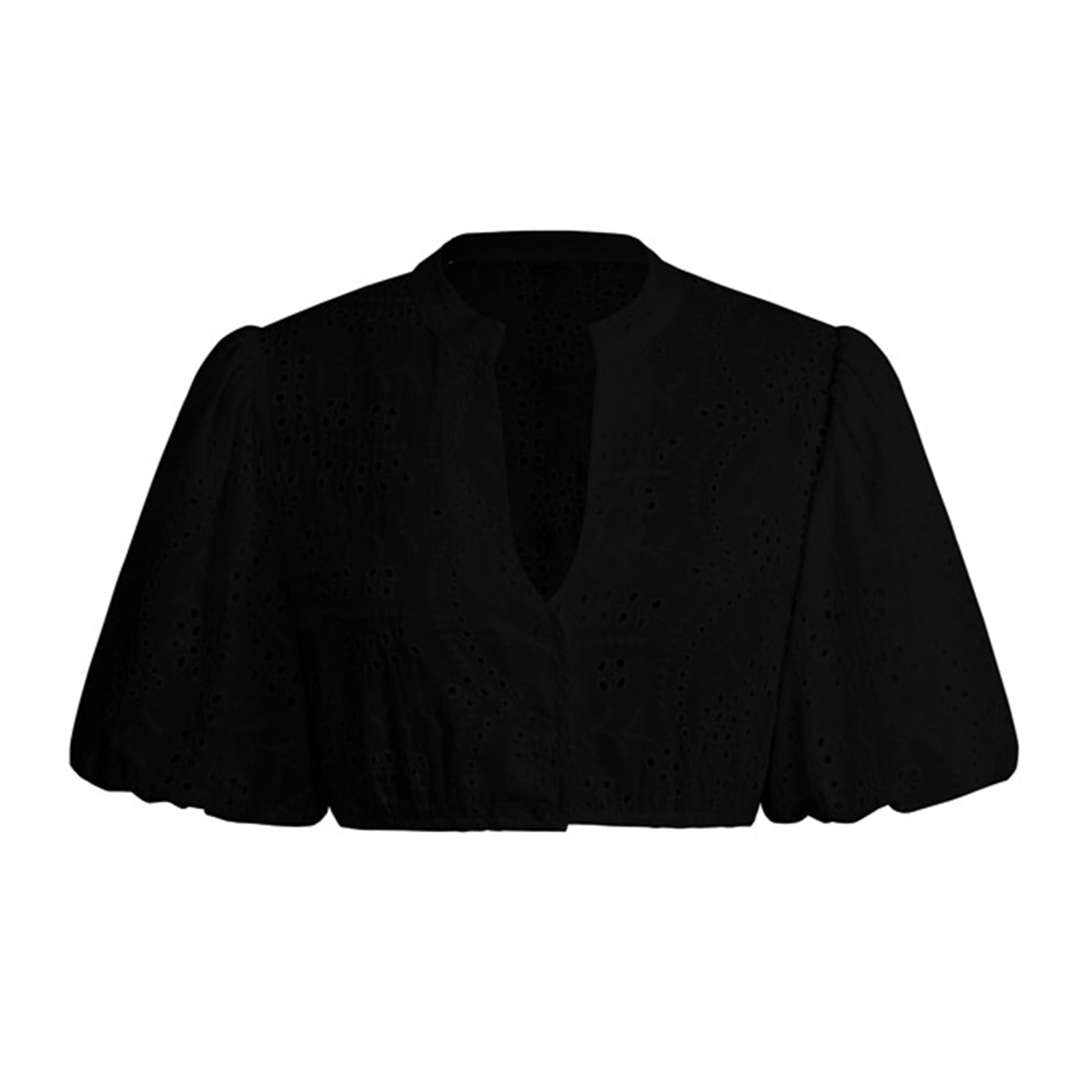 2025 New Festival One Word Bra Sleeve Top Yarn Ruffle Flat Mouth ...