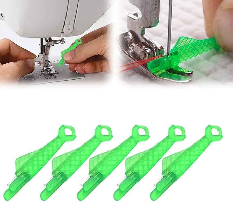 2025 New Fish Mouth Sewing Machine Needle Threader, Upgraded Automatic ...