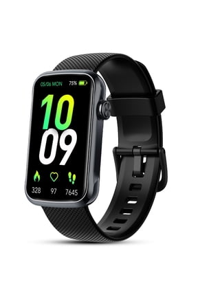 1.47" Fitness Tracker, Smartwatch for Women Men with Multiple Sport Modes Step Counter, Bluetooth Calls (Make/Answer), IP68 Waterproof, Fitness Tracker Compatible with Android and iPhone, Black