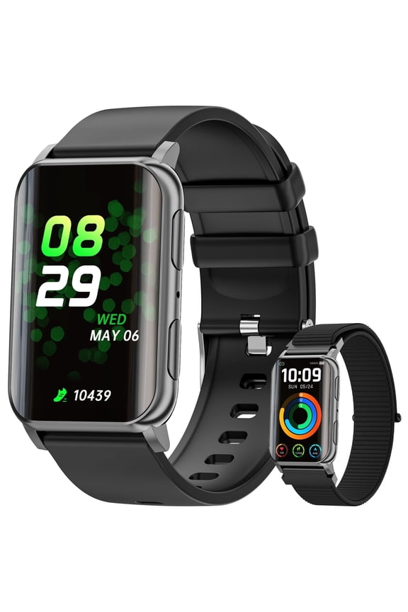 2025 New Fitness Tracker, 1.47" Smartwatch with 24 Modos Deportivos, Step Counter, Answer/Make Calls, IP68 Waterproof Activity Trackers Compatible with Android and iPhone