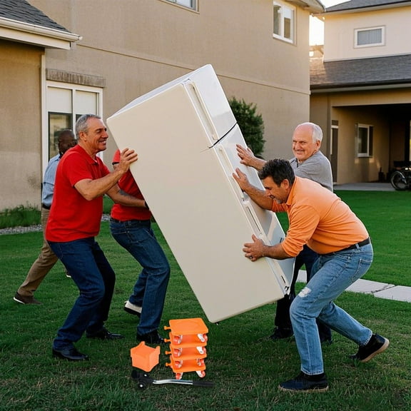 2025 New Furniture Lift Mover Tool Set - Lifters, Sliders, Heavy Furniture Movers with Any Direction Wheels - 1100lb Large Loading for Sofa Fridge Washing Machine