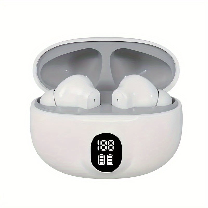 2025 New Generation Wireless Earbuds - Earbud Headphones with LED Display, Hi-Fi HD Stereo Sound, Sweat-resistant Design for Sports, Music, and Gaming, In-Ear Design, Advanced Technology,
