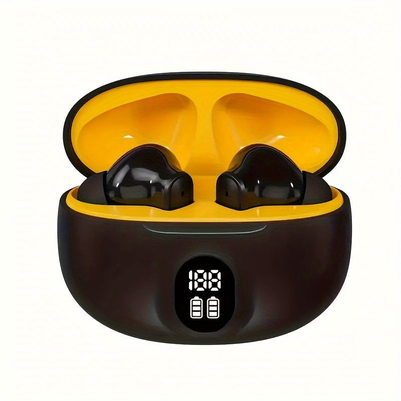 2025 New Generation Wireless Earbuds - Earbud Headphones with LED Display, Hi-Fi HD Stereo Sound, Sweat-resistant Design for Sports, Music, and Gaming, In-Ear Design, Advanced Technology,
