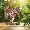 thumbnail image 1 of 2025 New Gorgeous Angel Wings Cross Decoration, Graceful The Cross Prayer Wings Angel Figurines, Angel Wings Cross for Deskand Living Room Decoration, Garden Angel Statues for Mother's Day, 1 of 6