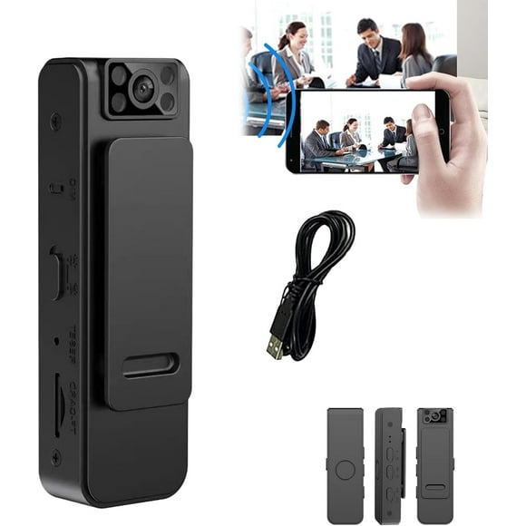 2025 New HD 1080p Noise Reduction Camera, Portable HD 1080p Body Worn Camera, Night Vision Recorder with Audio/Video, with Back Clip