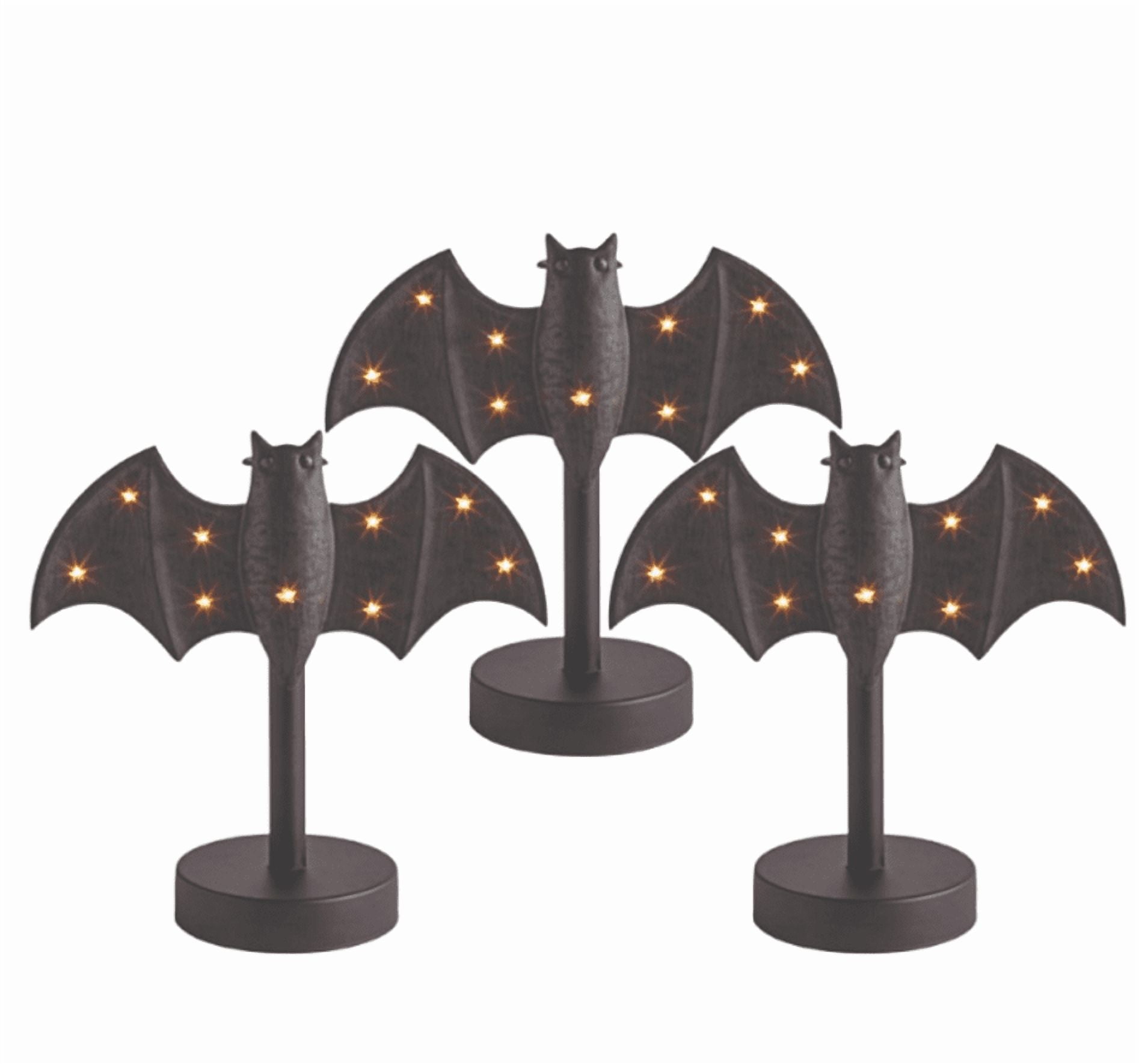 2025 New Halloween Black Bat Candlestick Holders Gothic Bat