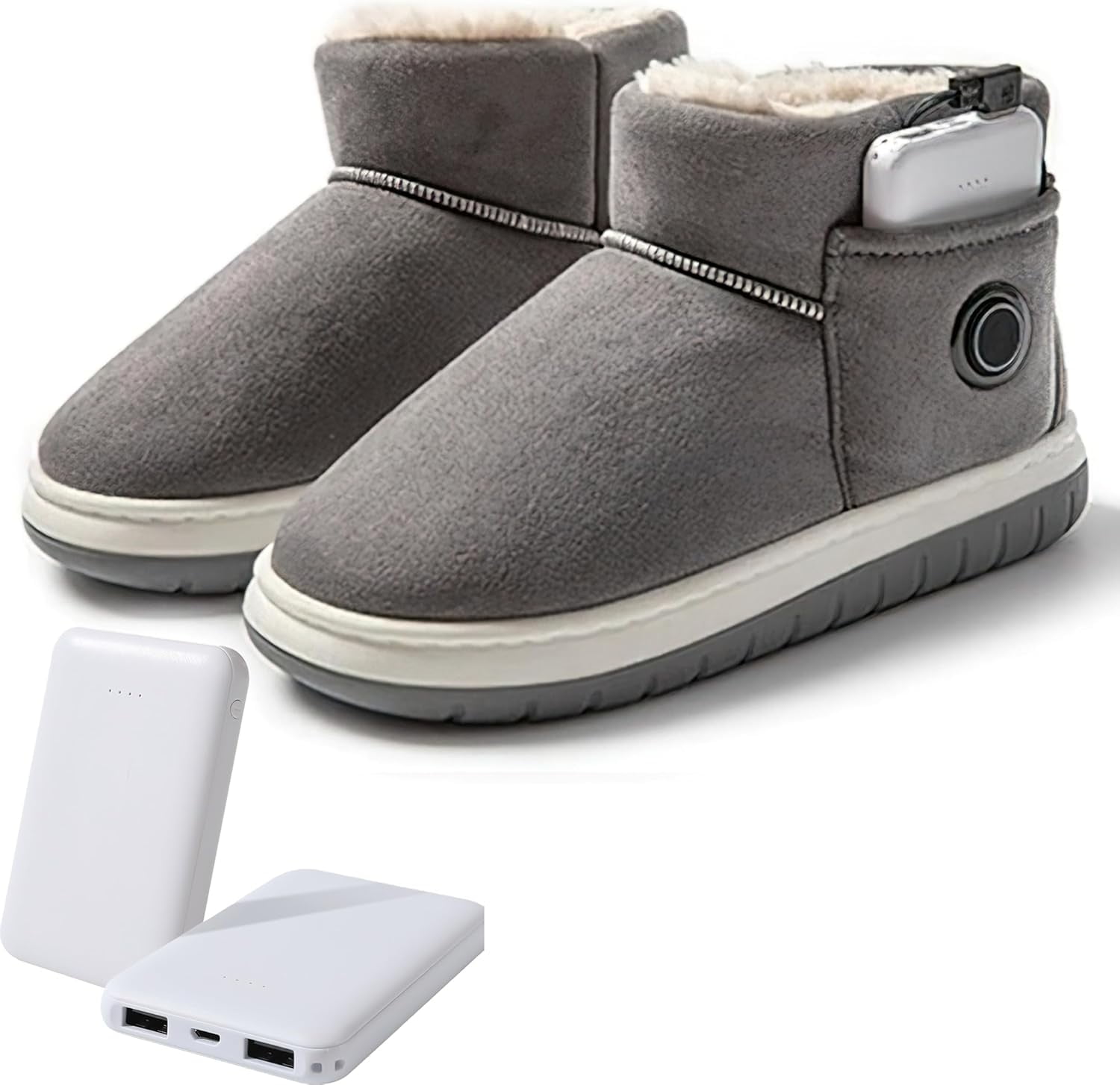 2025 New Heated Boots, Heated Foot Warmer Women Shoes, NonSlip Winter