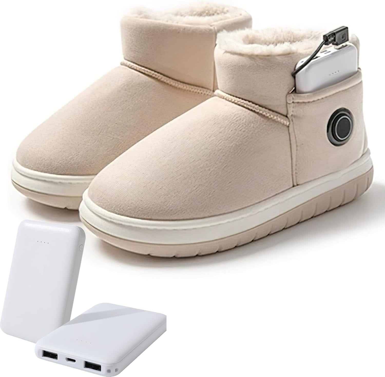 2025 New Heated Boots, Heated Foot Warmer Women Shoes, NonSlip Winter