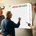 thumbnail image 1 of 2025 New Jumbo Christmas Search Poster, Giant Wall Game, Poster-Size Word Search, Giant Thanksgiving Activity for Families, Wall Game for Family Holiday Party Activity, 1 of 6