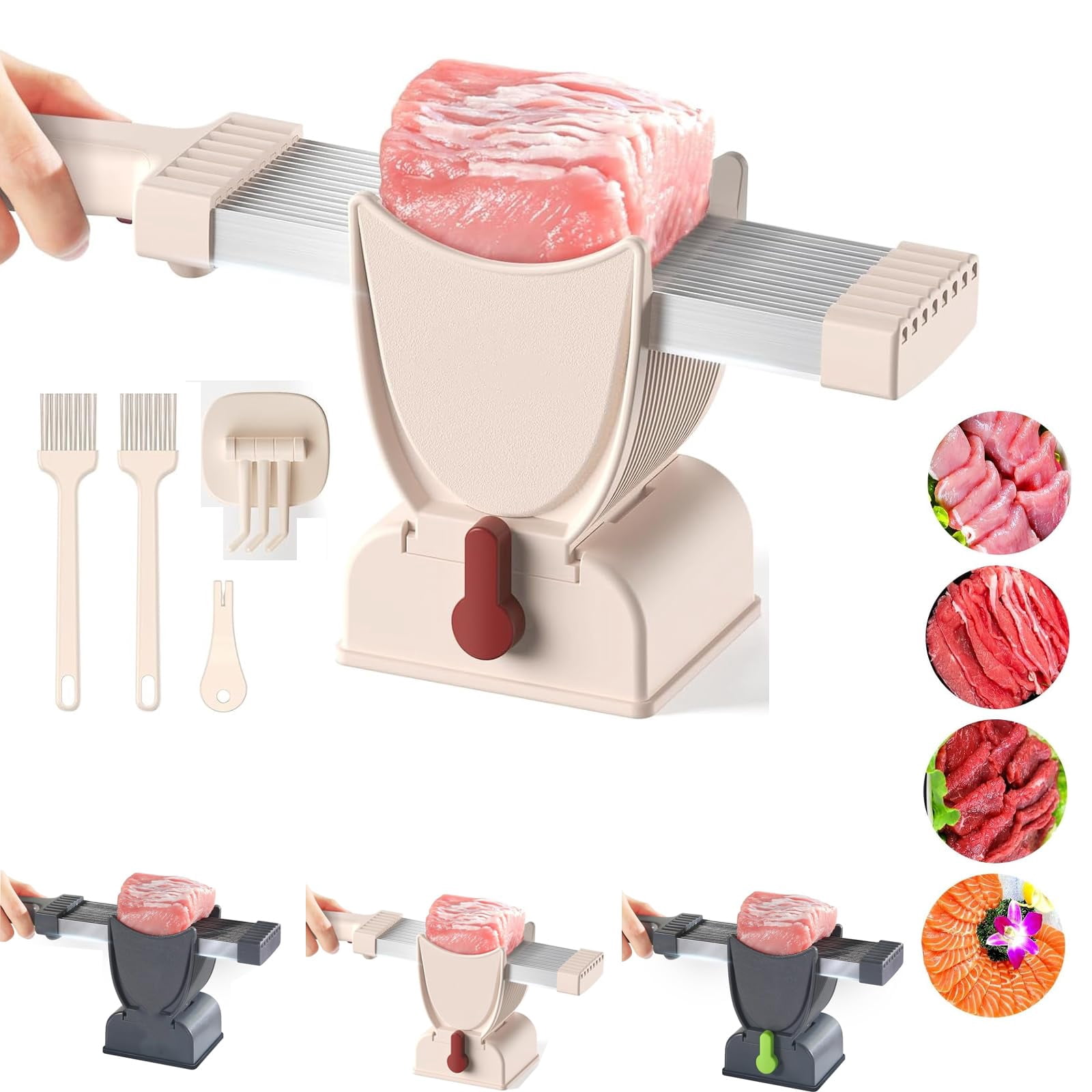 2025 New Kitchen Knife Set for Meat Manual Fresh Meat Cutter for ...