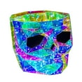 thumbnail image 1 of 2025 New LED Prismatic Skull, Prismatic Halloween Skull Decor, Prismatic Iridescent Spooky Skull, Halloween Light Up Skull, Halloween Lights Gift for Women Men, Halloween Decorations, 1 of 6