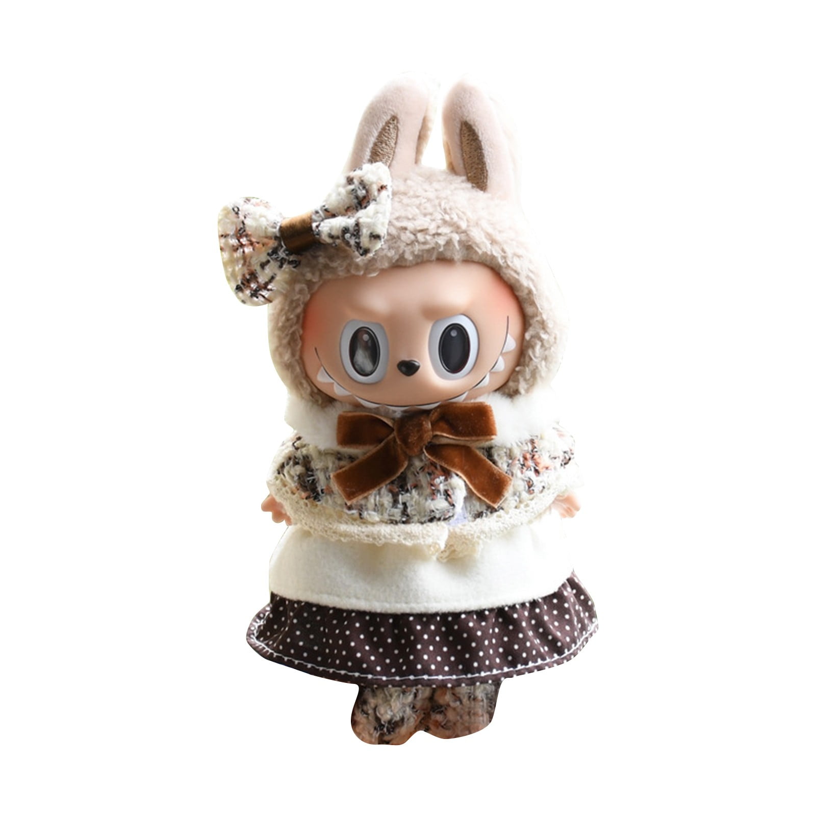 Arabest Lububu Doll Shoes, Premium Fashion Shoes For 17 Cm Labubu Accessories Labubus Dress Up Decoration Accessories Mini Finger Shoes No Doll Pink