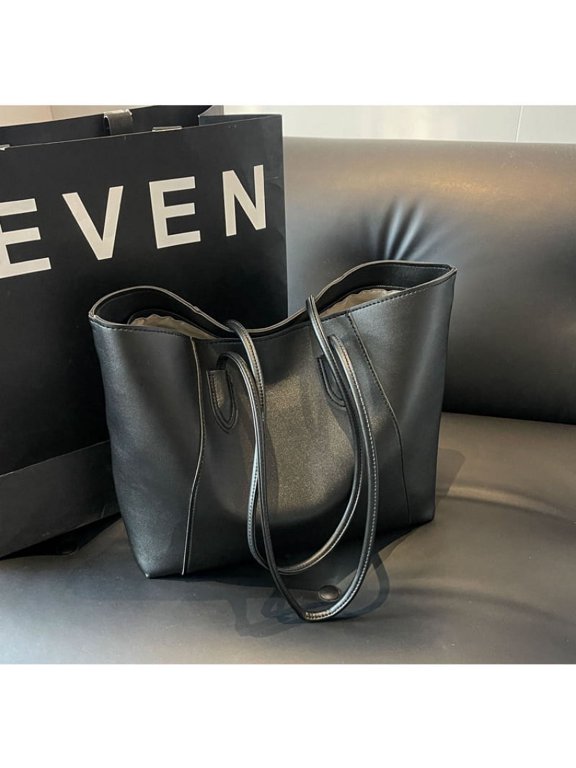 2025 New Large Capacity Commuter Tote Women's All-Match Shoulder Simple Bag