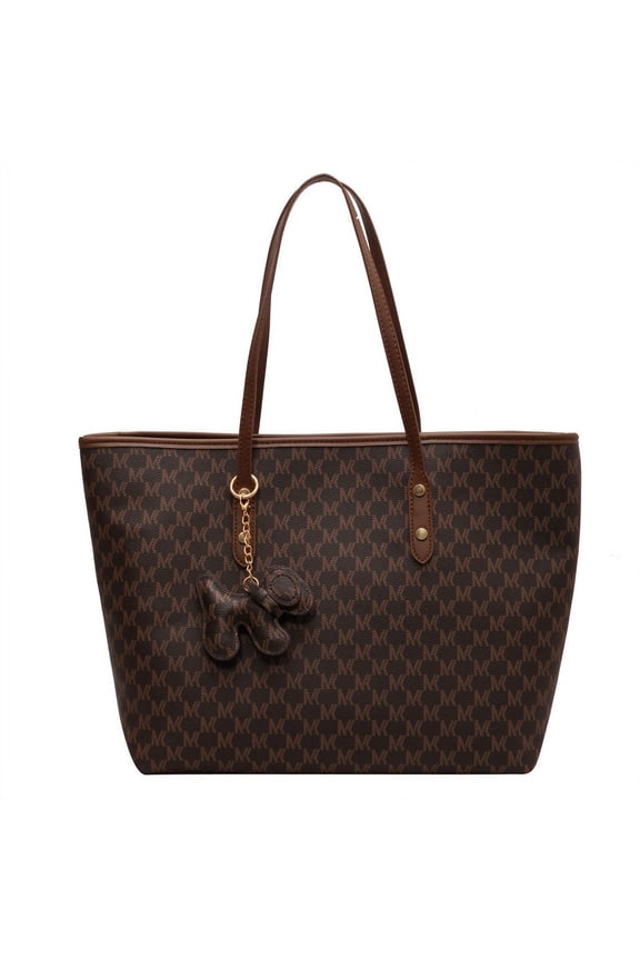 2025 New Large Capacity Commuter Versatile Handheld Tote Bag Trendy Light Luxury Women's Shoulder Bag