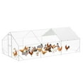 thumbnail image 1 of 2025 New Large Metal Chicken Coop, Walk in Chicken Runs with Cover for Yard, Large Chicken Coop with Double Door, Metal Chicken Pens for Outdoor Farm Yard (6.5'L x 9.8'W x 6.5'H), 1 of 7