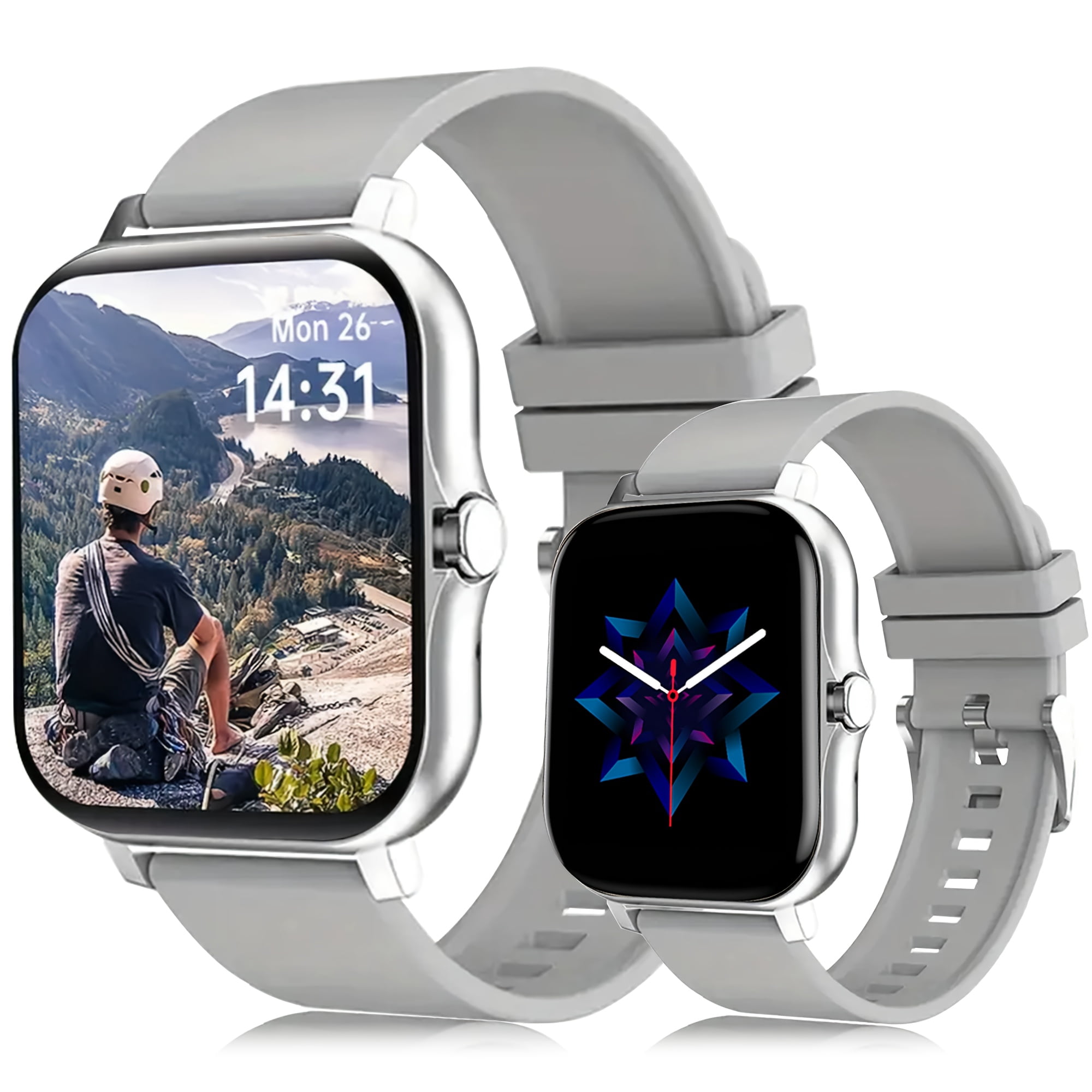 2025 New Large Screen Smart Watch - Unisex, Super Clear Display ...