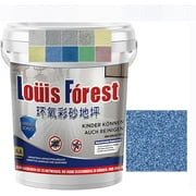 2025 New Louis Forest Epoxy Floor Paint, Epoxy Sand Floor Paint Self Leveling, High-Gloss Marble Effect For Concrete, Waterproof Non-Slip-Quick-Drying, Stain-Resistant