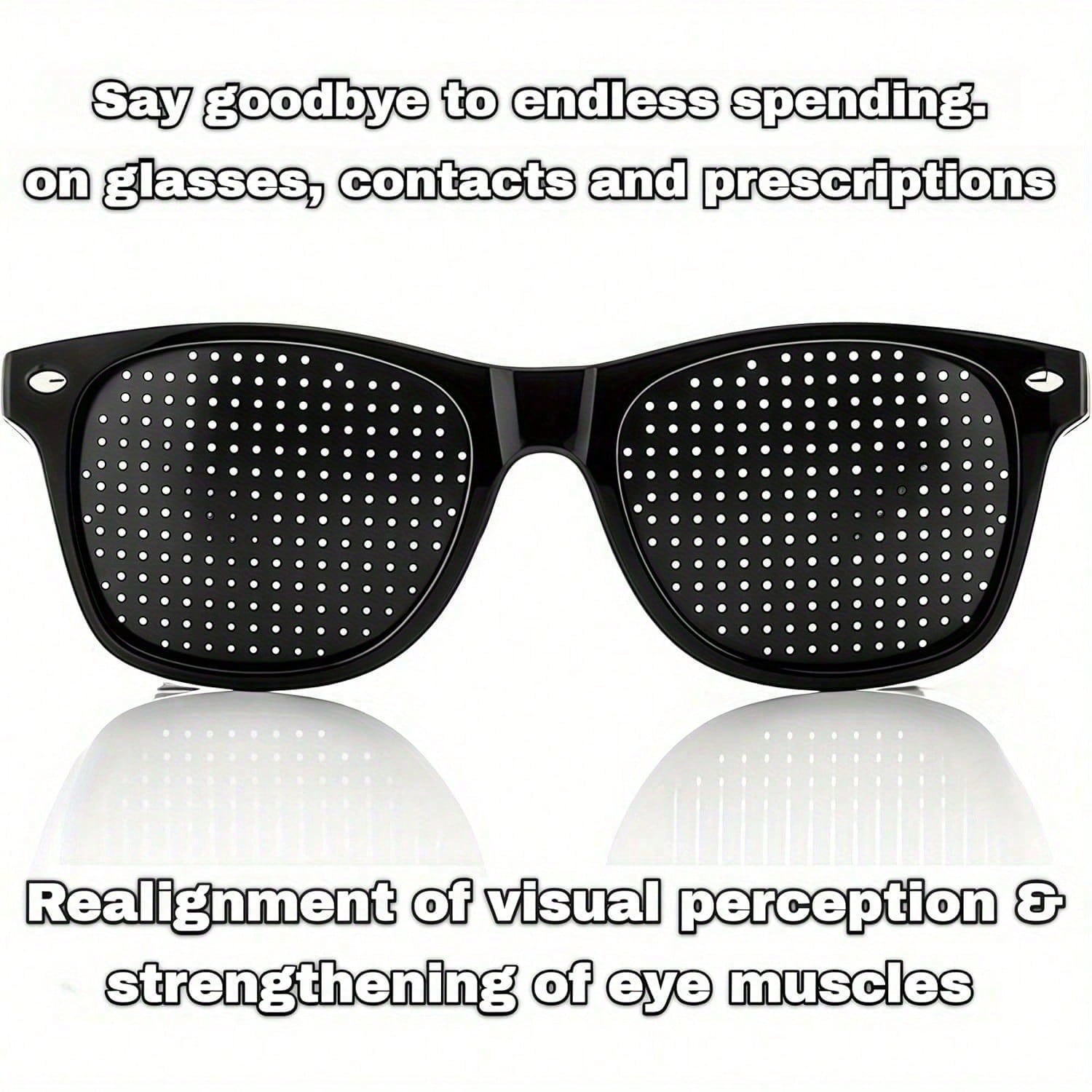 2025 New Lunisk Correction Glasses - Pinhole Design for Vision Support! These Lunisk Pinhole Eyeglasses feature a lightweight frame that ensures all-day comfort, perfect for extended wear at home,
